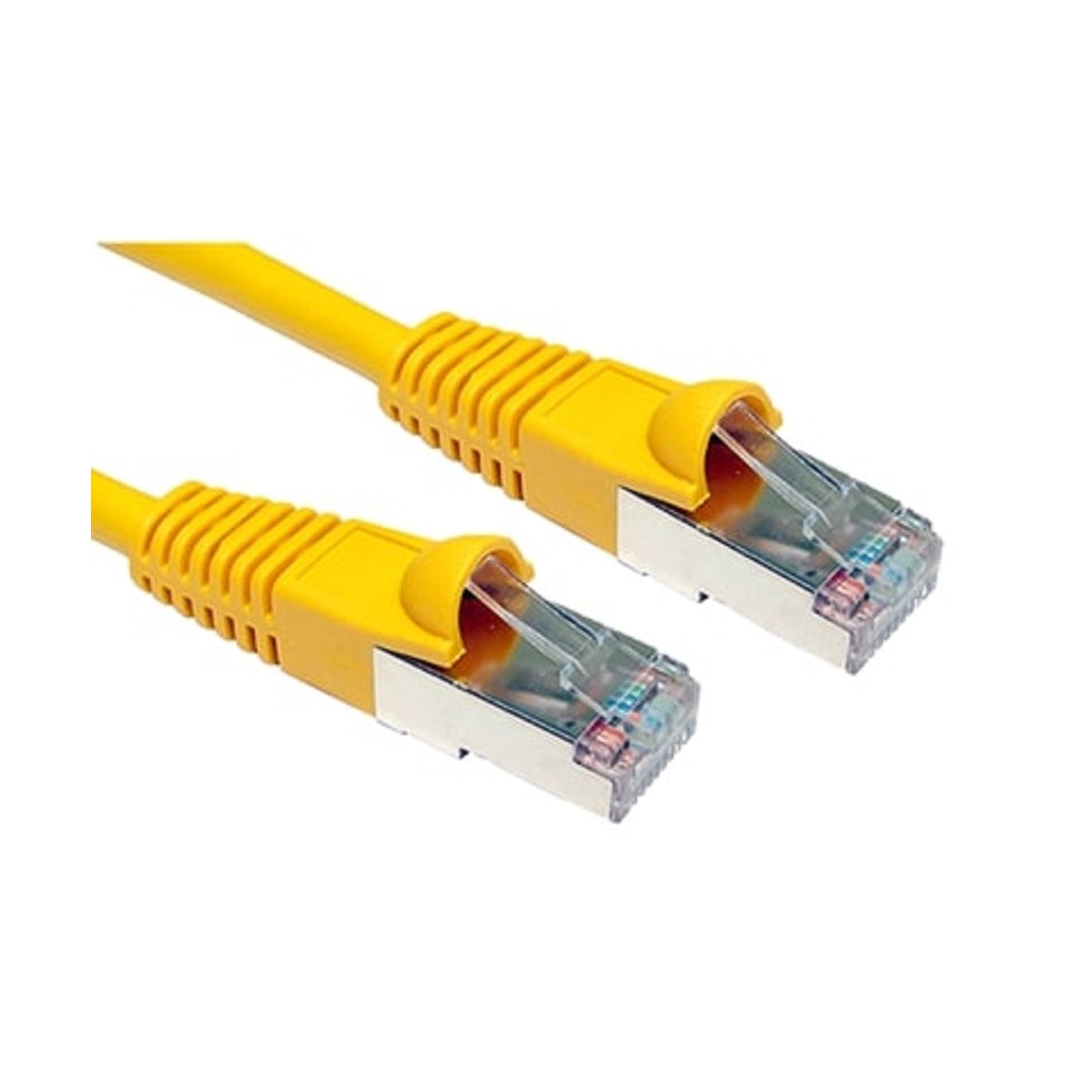 Yellow Shielded ART-102Y 2m CAT6a Ethernet Patch Cable