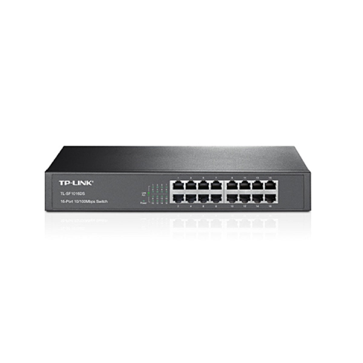 TP-LINK TL-SF1016DS 16-Port Unmanaged Rackmount Fast Ethernet Switch