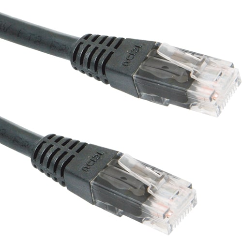 CAT5e Black 1m Ethernet Cable Ten Pack