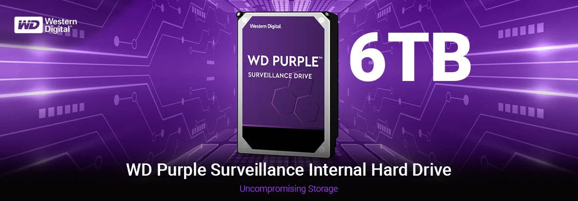 Western Digital WD62PURZ Purple 6TB Surveillance HDD 