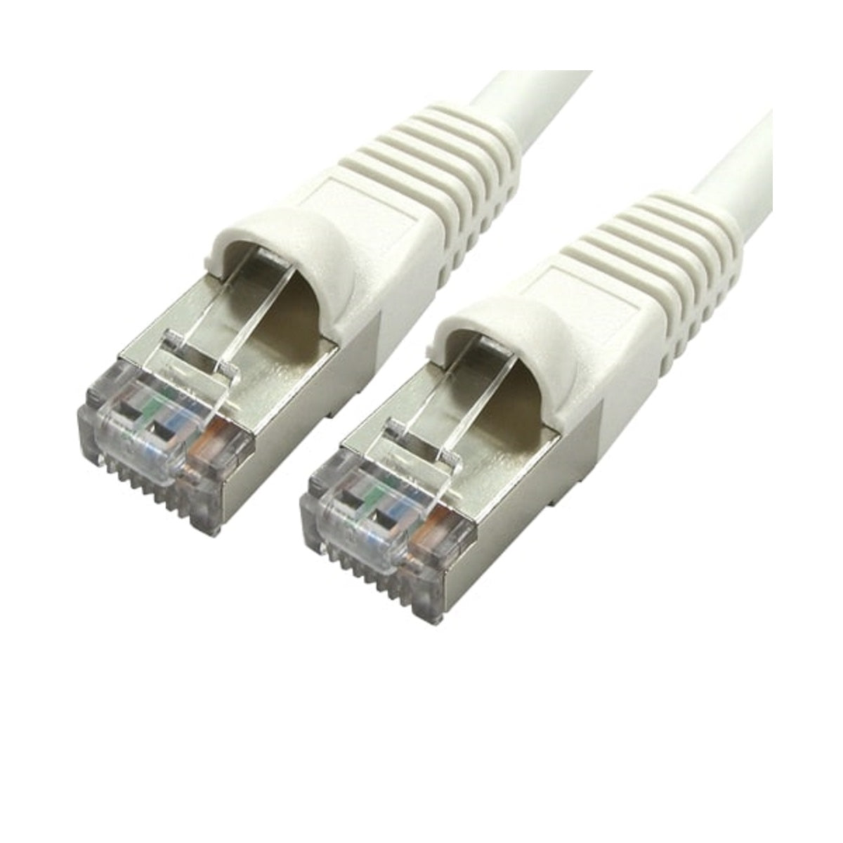 White Shielded ART-102W 2m CAT6a Ethernet Patch Cable