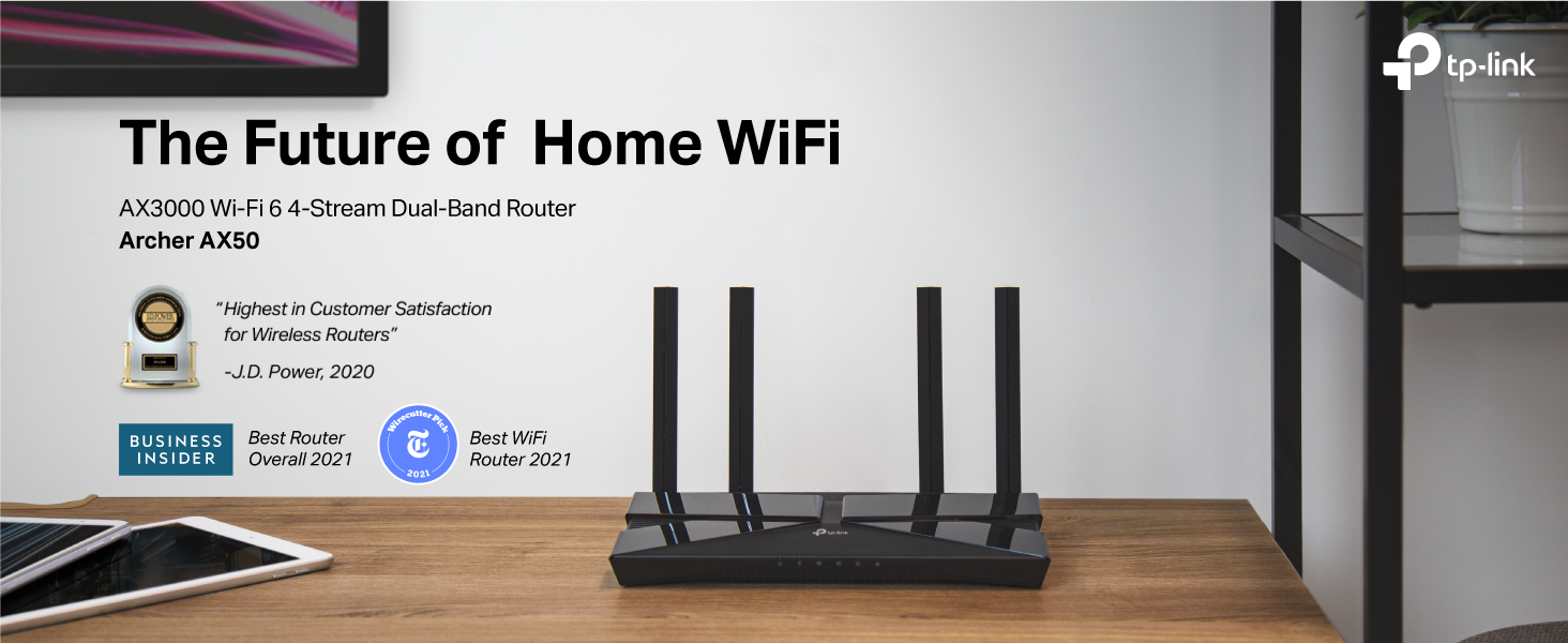 TP-Link Archer AX50 WiFi 6 Router (AX)