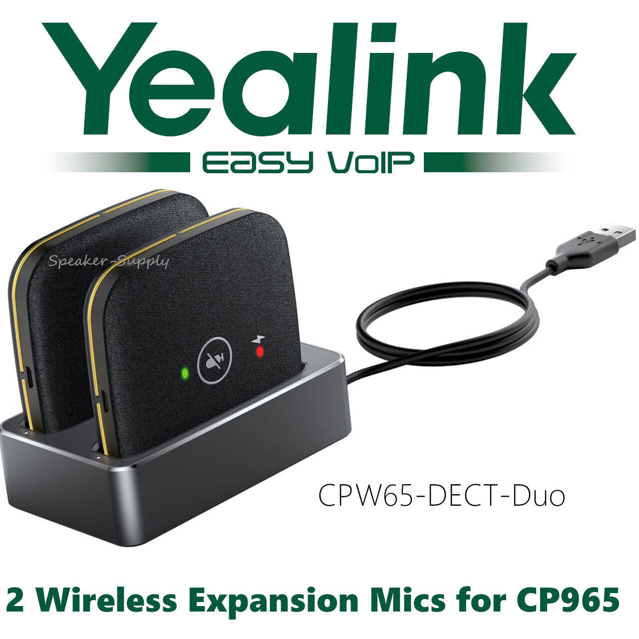 Yealink CPW65-DECT-Duo Wireless DECT Conference Microphones