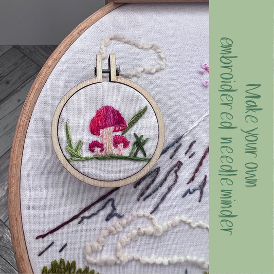 Mushroom Trio Embroidery Kit – Hipstitch