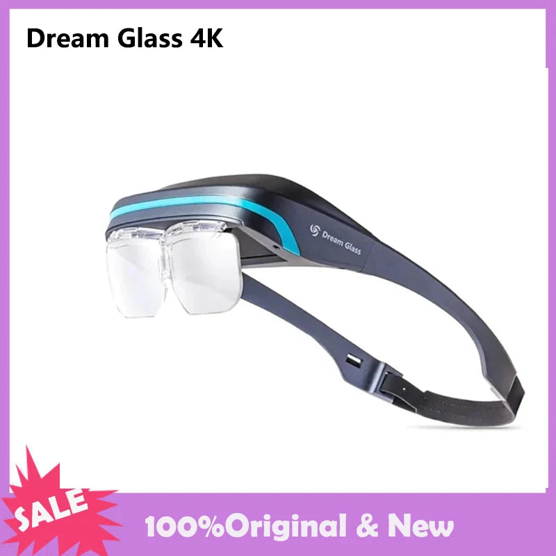 Dream Glass 4K AR Smart Glasses Foldable And Lightweight 3D Game VR Glasses HD Virtual Reality Large Screen HD Display Switch PS