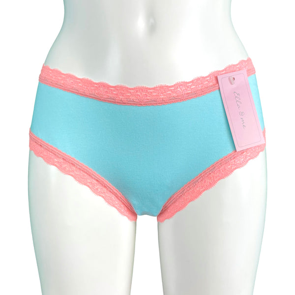Pansy Frilly Knicker - Ethical Bamboo Jersey Knickers in UK