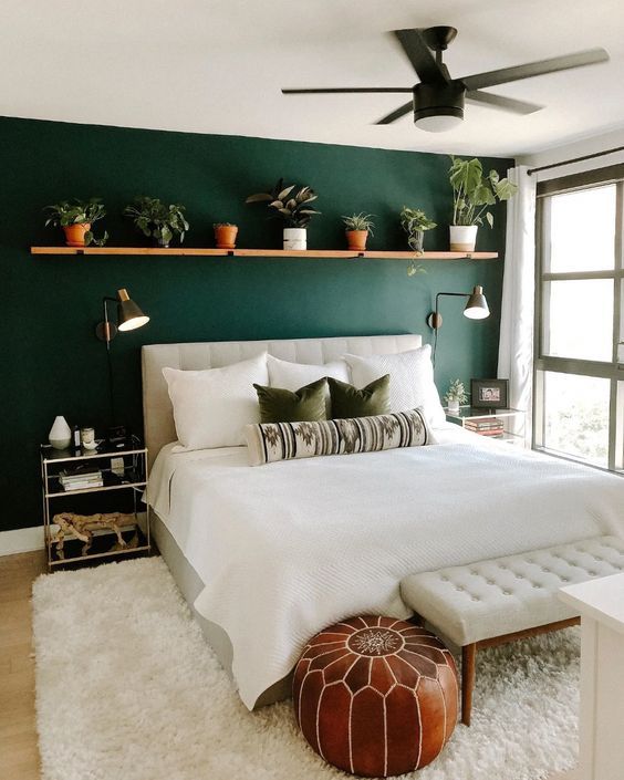 Bedroom with Greenery
