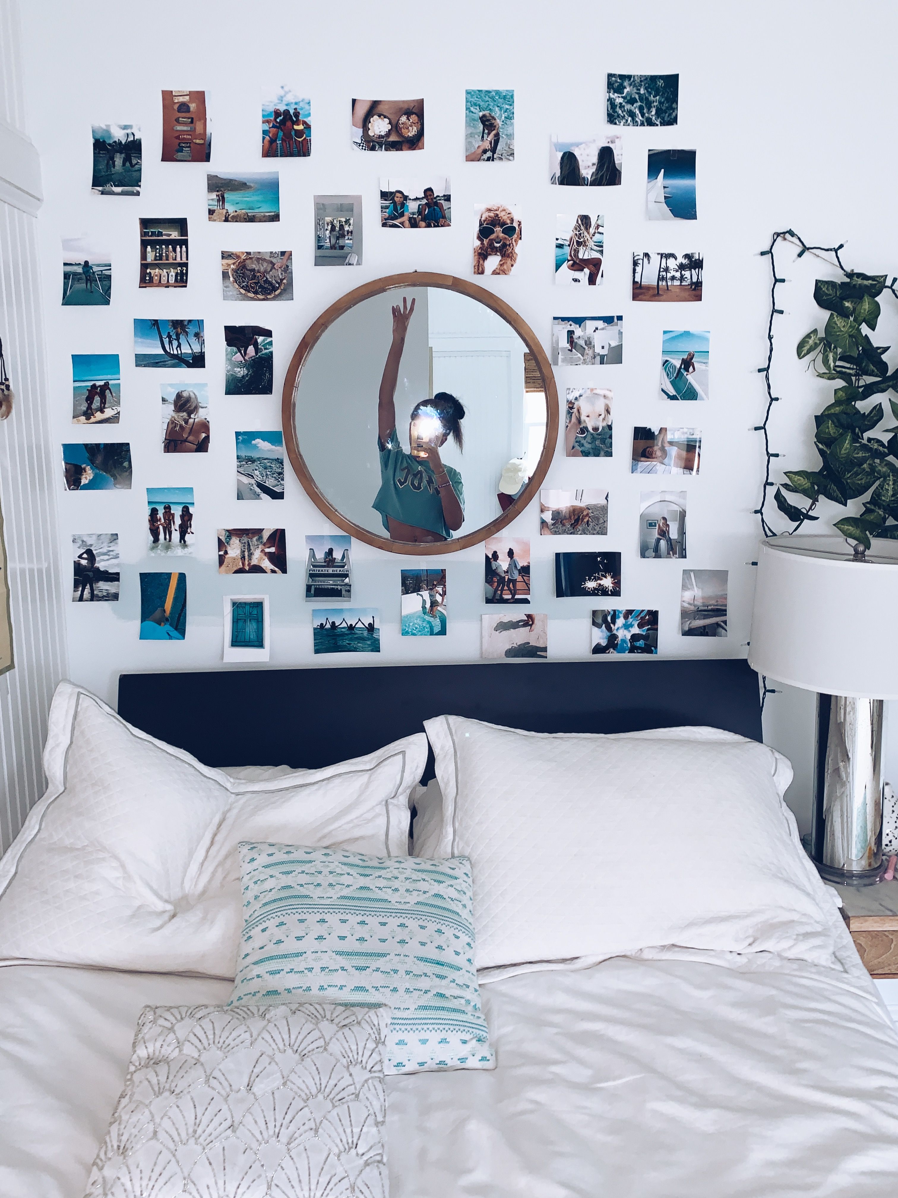 Collage showcasing the beauty of trendy room decor for teens