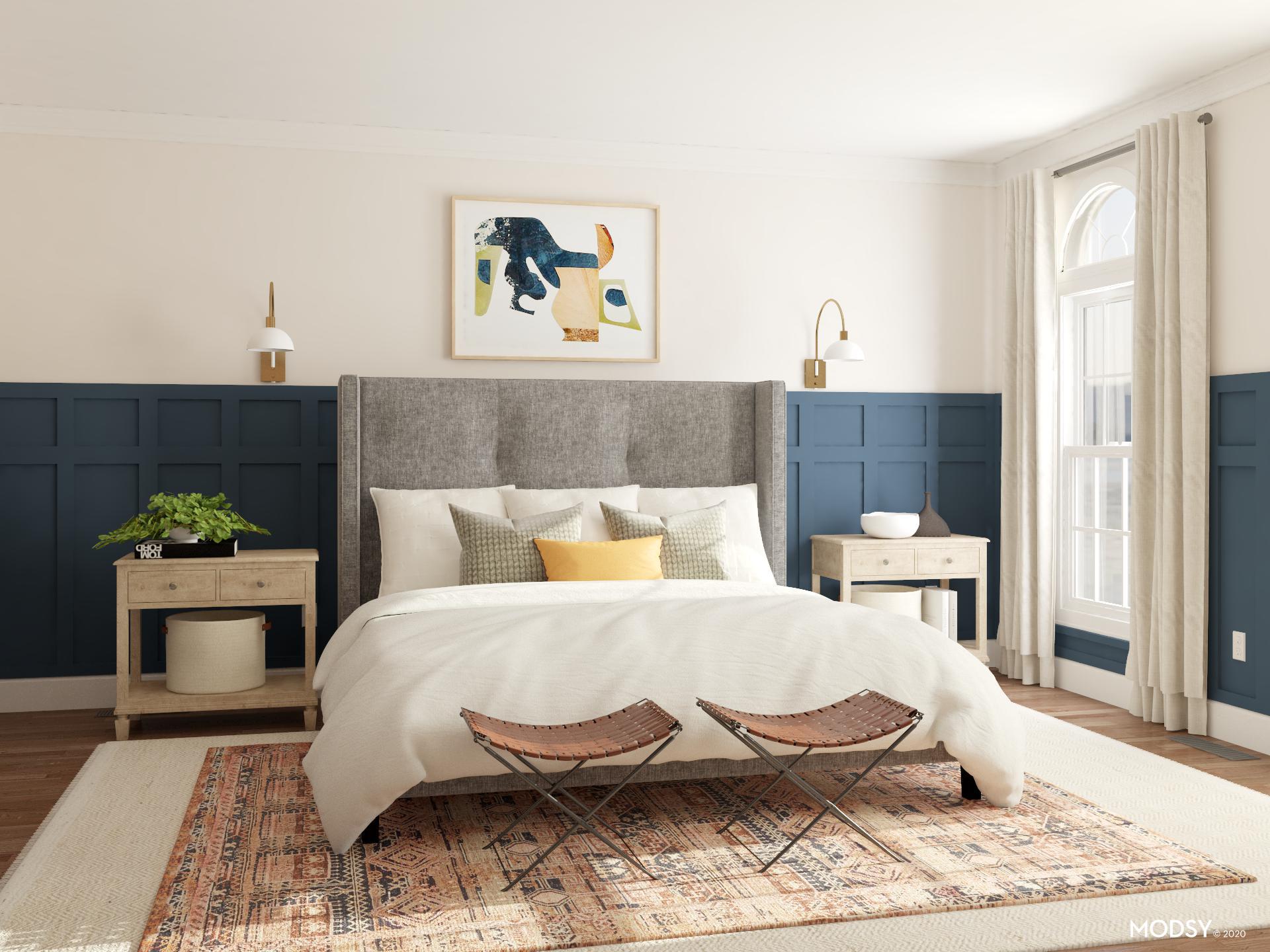 Cozy and functional bedroom design