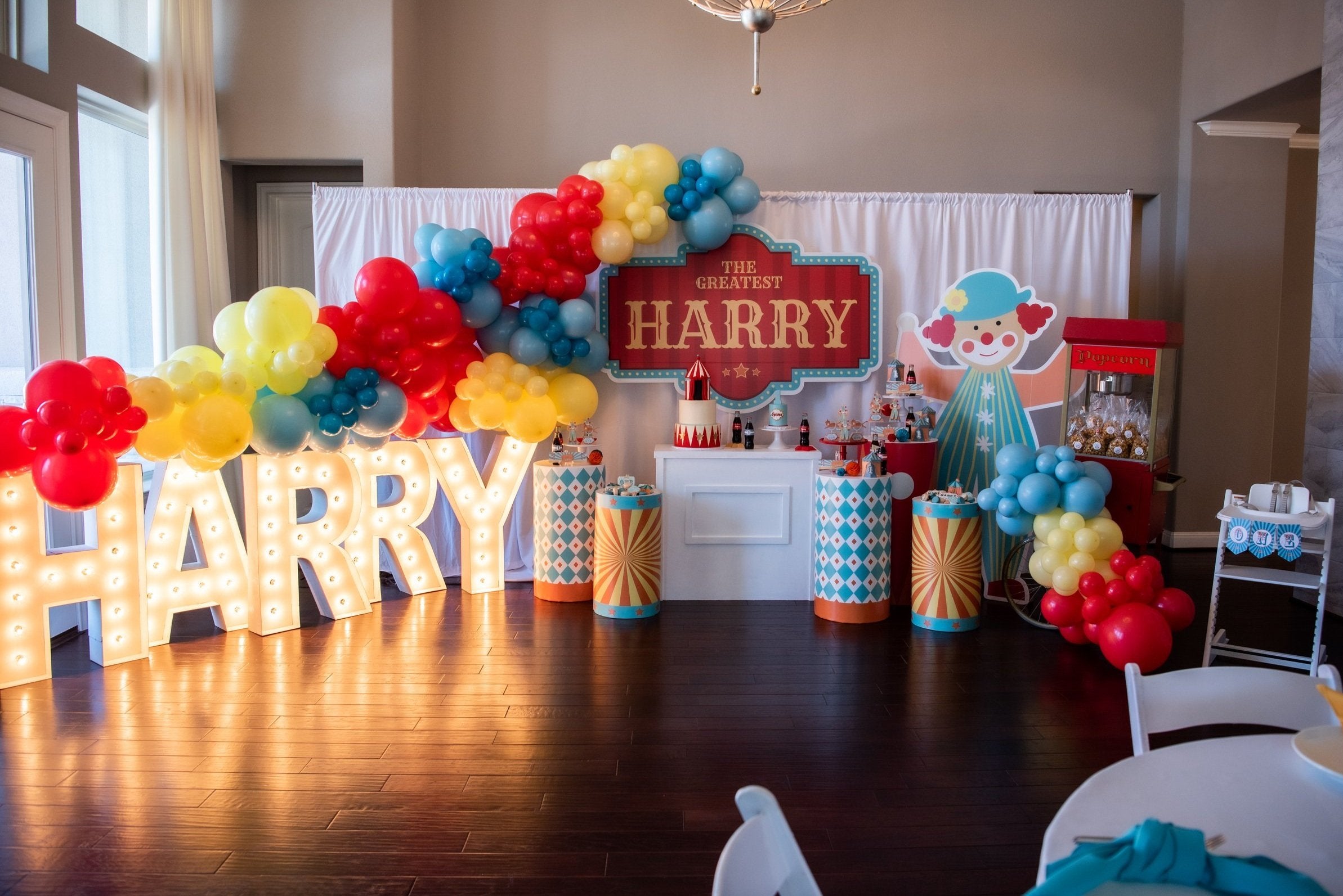 Themed birthday decorations for a fun celebration
