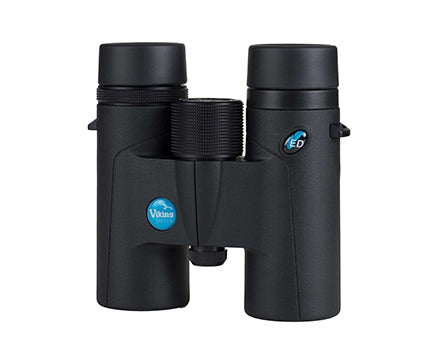 Black binoculars with ED glass
