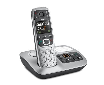 Gigaset home phone in answer machine cradle