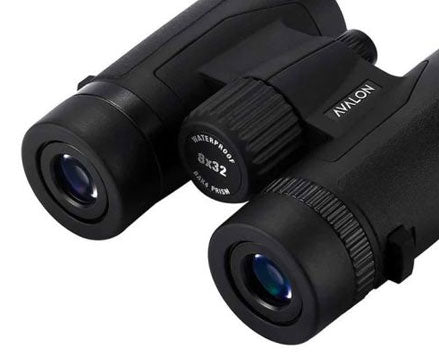 Binoculars with twist-down eyecups