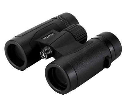 Side view of binoculars