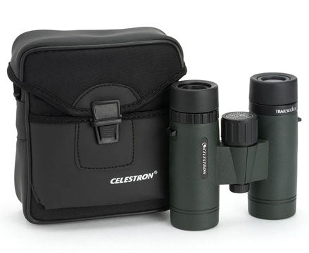 Celestron Trailseeker binoculars with carry case