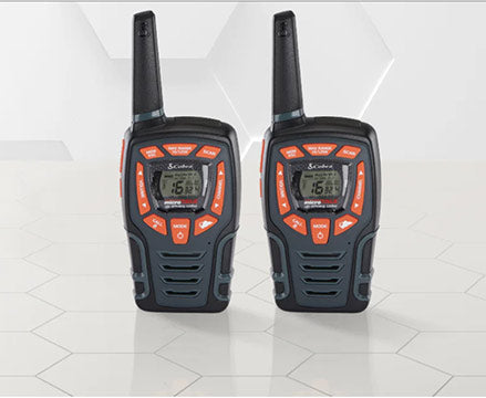 Two Cobra walkie talkies