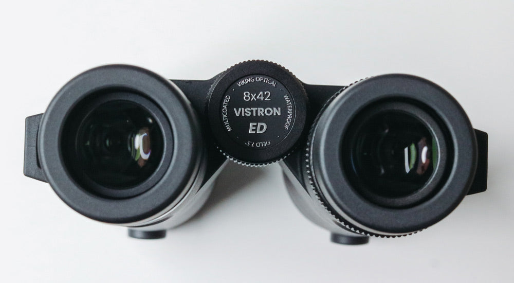 Viking Vistron ED Binoculars - Close Up of Lens