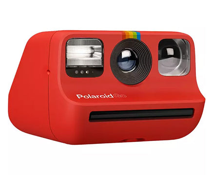 Polaroid Go camera in red