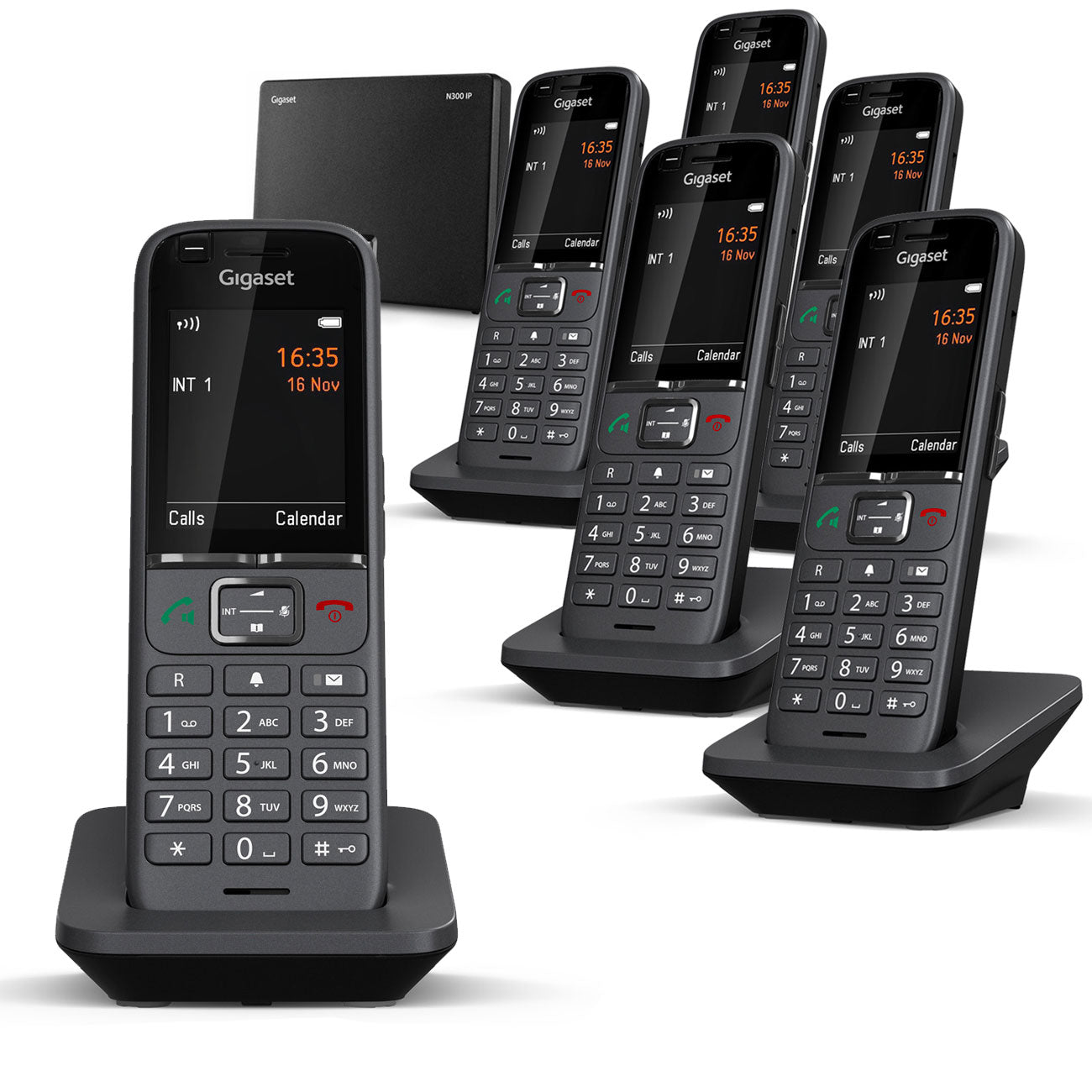 Image of Gigaset Premium S700 VOIP Cordless Phone, Six Handsets