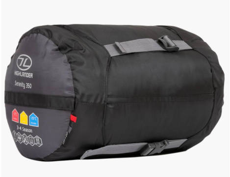 Packed Highlander sleeping bag