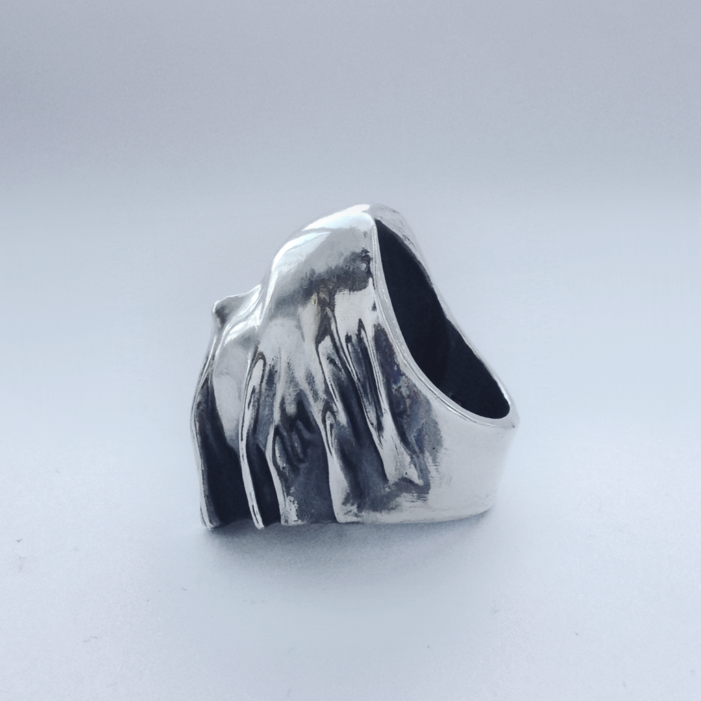 Sterling Silver Shroud Ring | Carved & Finished by the Hand of Beech ...