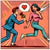 Cartoon of a man on one knee proposing to a surprised woman, with a heart symbol above them, capturing a moment of love and commitment.