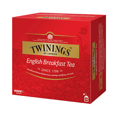 Té Twinings English Breakfast 50 bolsitas