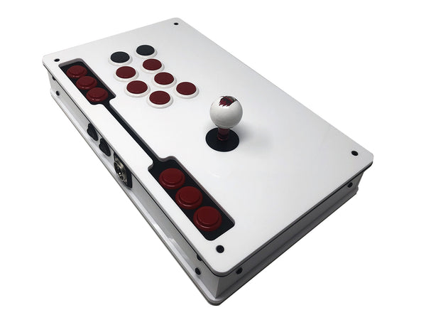 Eternal Rival - S Rank Case with Art - Fightstick Enclosure Korean Levers, Japanese Levers, Snap-in or Screw On