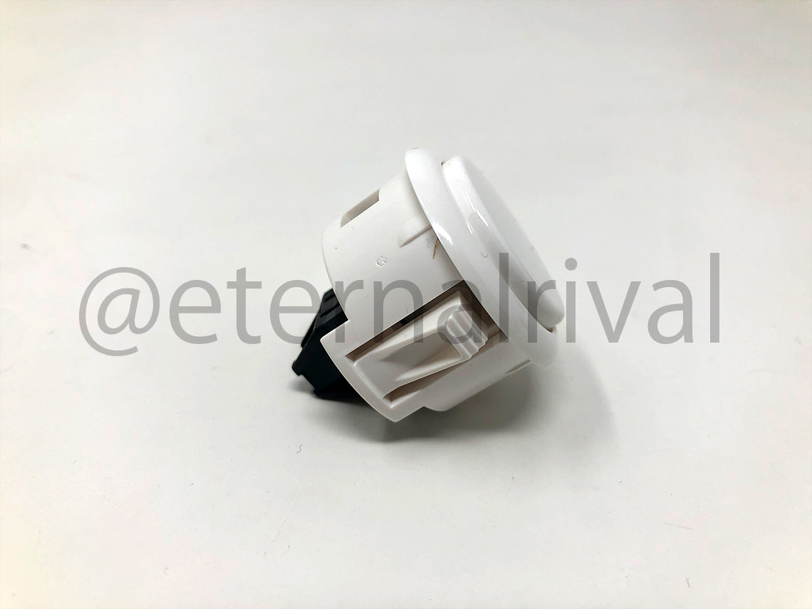 Sanwa 30mm Snap-In push button with CAU connector (OBSF-30-CAU-X) - Harness Not included