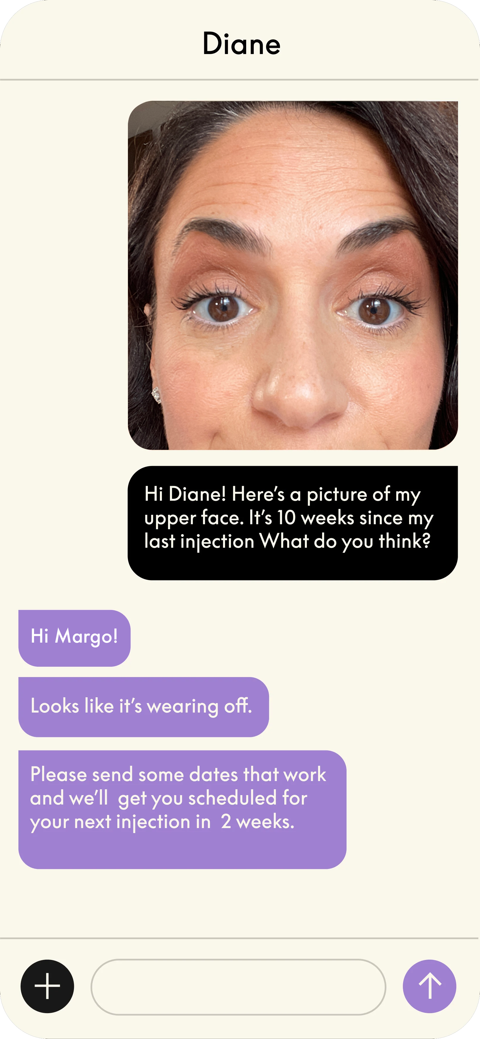Encrypted Chat screen