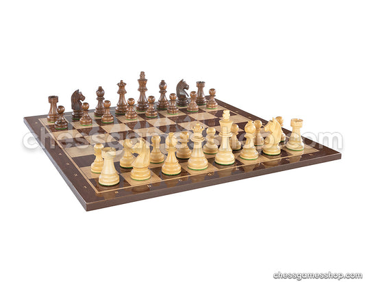 21.2 Inch Chess Set Madrid Brown