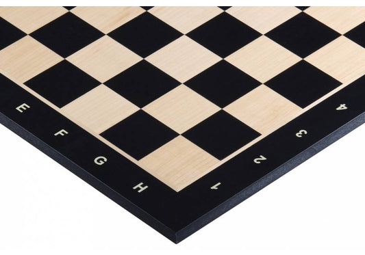 15.7 Inch Chess board No 4 black/maple with notation
