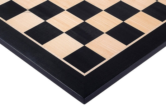 15.7 Inch Chess board No 4 black/maple without notation