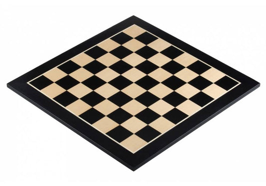 17 Inch Chess board No 4 black/maple without notation
