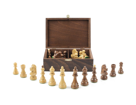 Wooden Box Chess Pieces