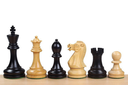 Jeu d'échecs exécutif de 3,5 pouces ébène