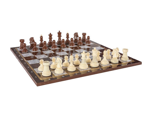 19,6-Zoll-Schachspiel Zagreb Pearl