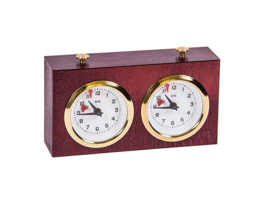 Analog Chess Clock – BHB Mahogany Exclusive