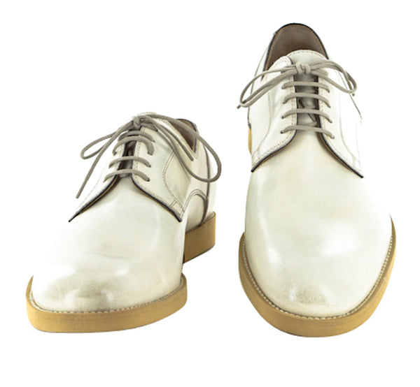 $775 Sutor Mantellassi Light Gray Shoes Size 7 (US) / 6 (EU)