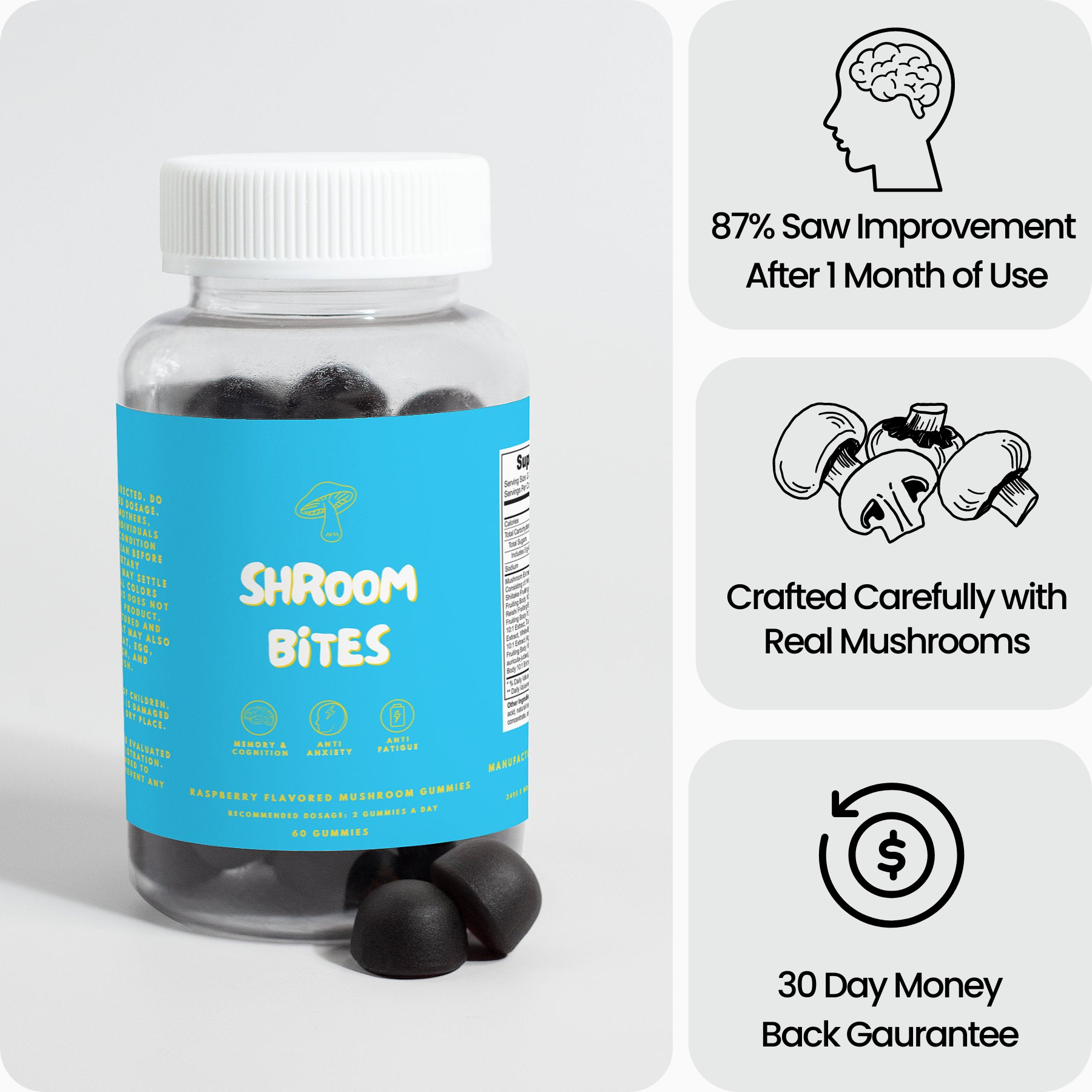 Super Mushroom Daily Gummies - Shroom Sips product image