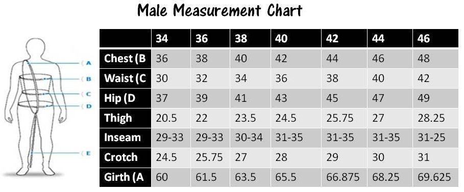 Men's Size Chart