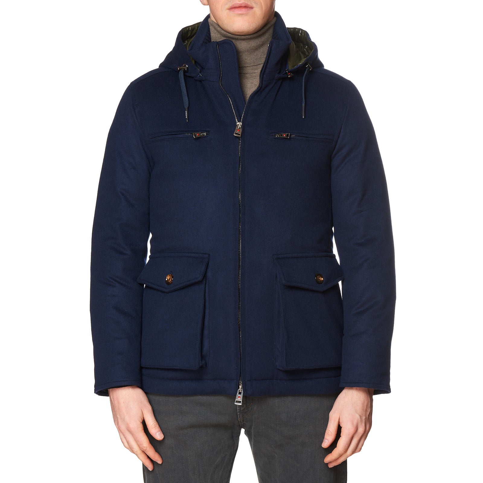 Image of Keal Cashmere Goose Down Hooded Parka