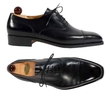 Black dress shoes by Vass Budapest