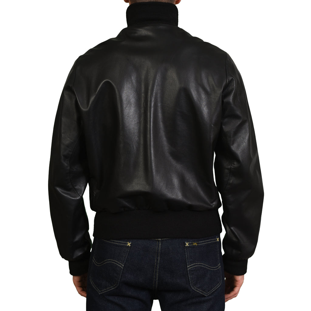 y3 leather jacket