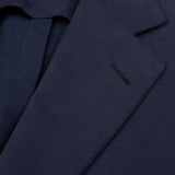CASTANGIA For Gio Moretti Blue Cotton-Cashmere Unlined Jacket EU 48 NEW US 38