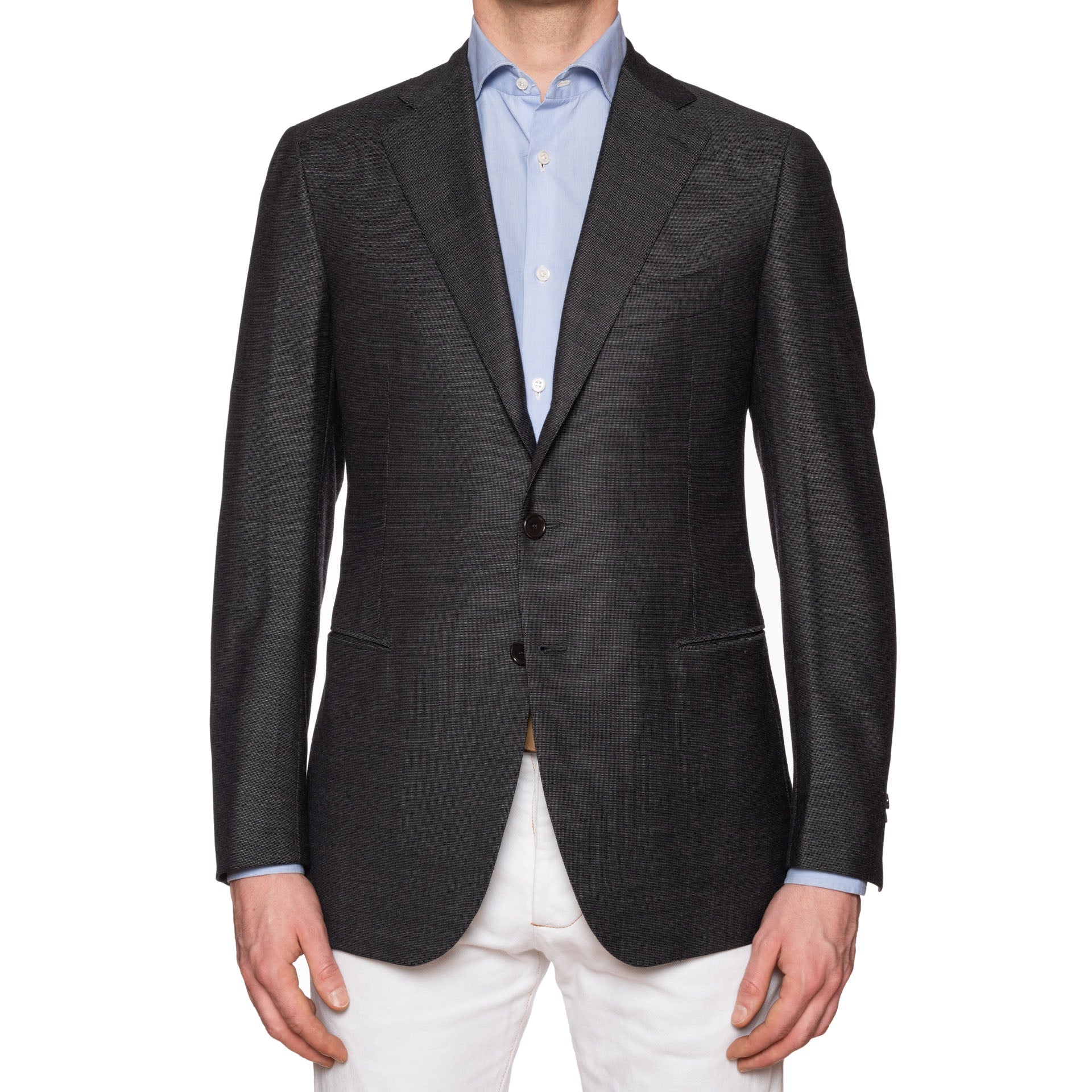 CESARE ATTOLINI for M. BARDELLI Gray Cashmere Wool Super 130's Jacket ...