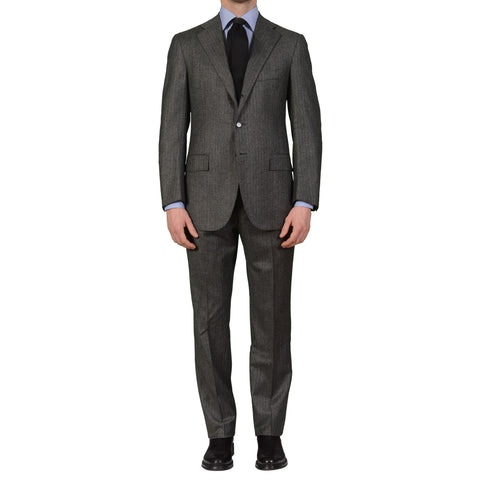 CANALI Exclusive Collection Gray Super 150's Wool Suit EU 56 NEW US 46 ...