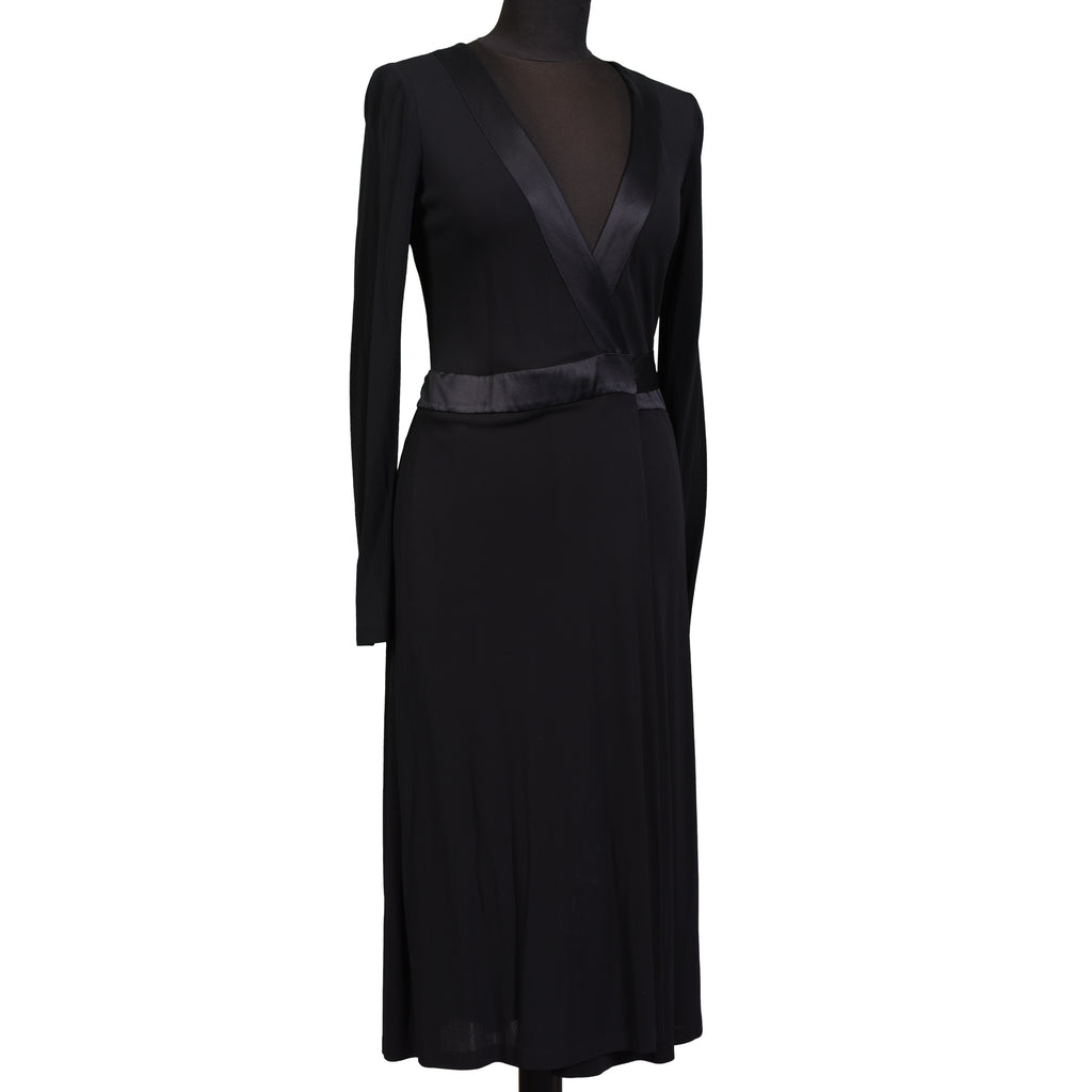 Diane Von Furstenberg Black Wrap Dress Shop, 50% OFF |  www.santramonsagratcor.cat