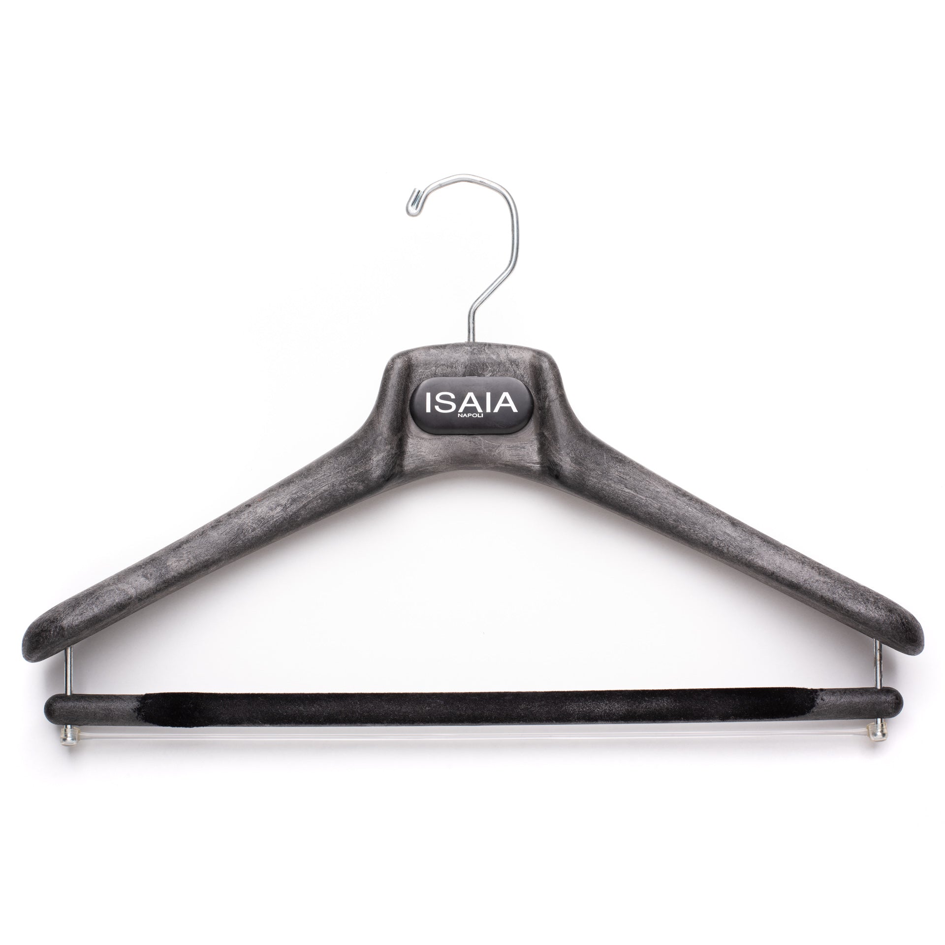 NAKIOR Premium ABS Plastic Suit Hangers {Set of 5} Strong Clothes Hanger  with Non Slip Pants Bar, Heavy Duty 1-Piece Construction