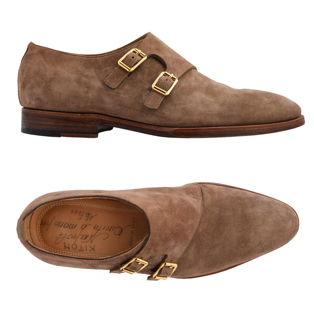 KITON NAPOLI Handmade Bespoke Suede 